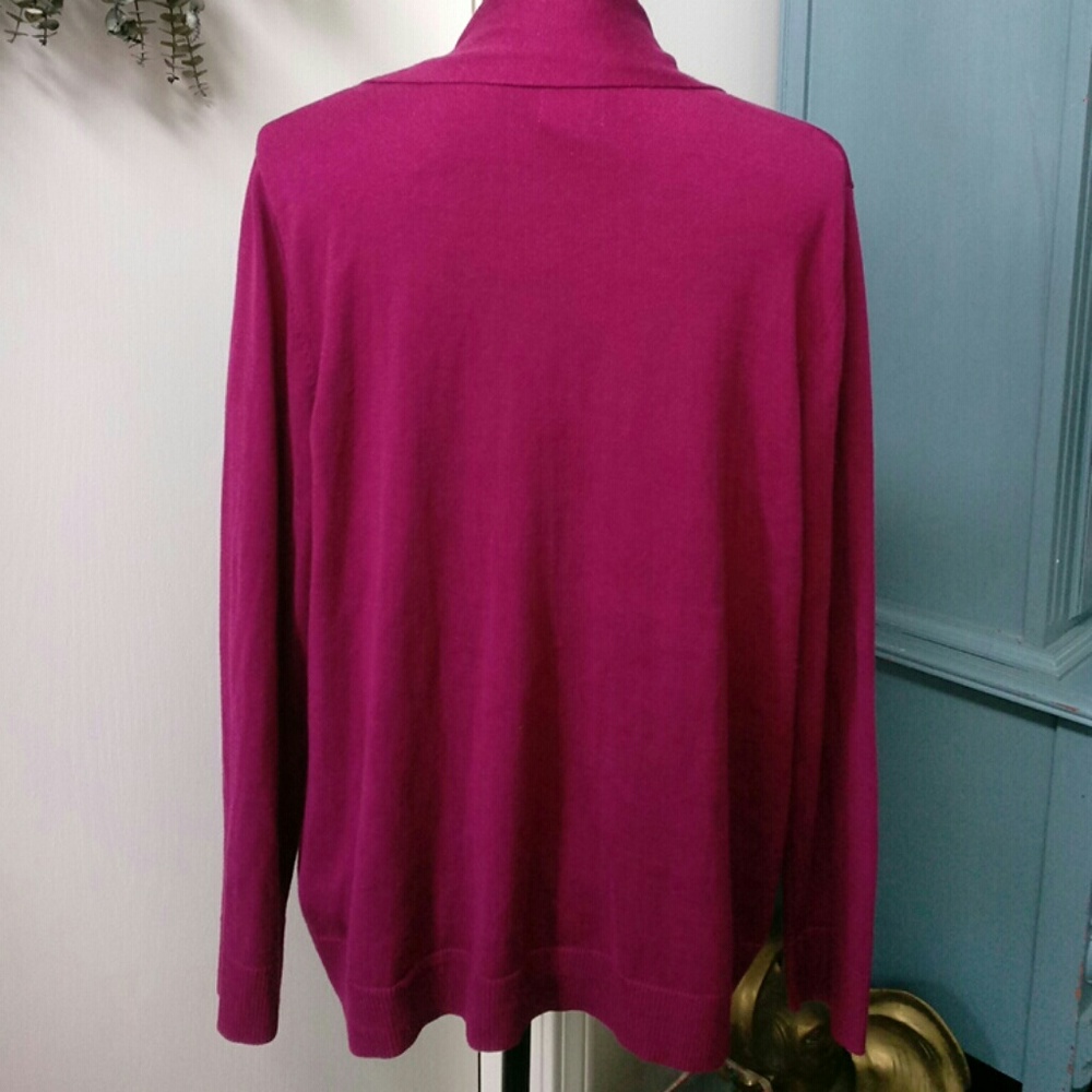 Ruby Rd. Open Front Cardigan Size M - image 4